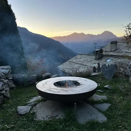 בקתה Authentique Avec Jacuzzi Proche De Val D'isere
